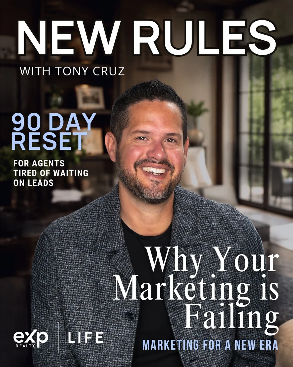 eXp LIFE magazine cover — New Rules with Tony Cruz